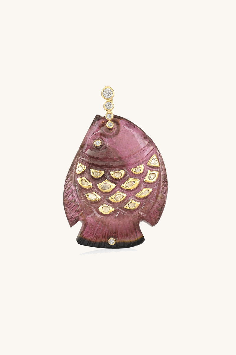 Pendentif poisson polki