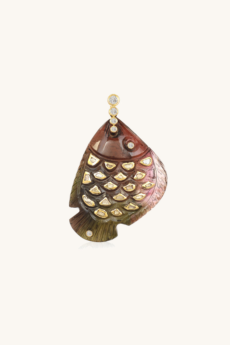 Pendentif poisson polki