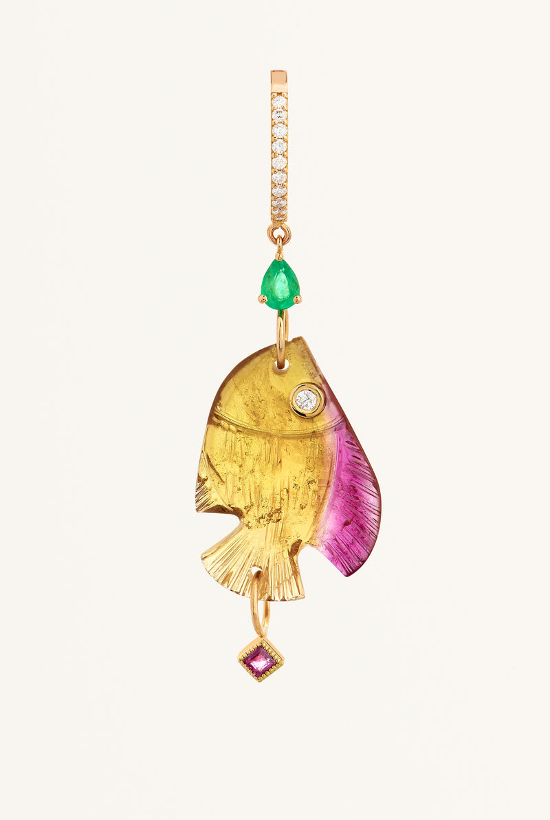 Boucle d'oreille poisson