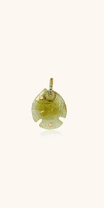 Small tourmaline fish pendant Violette joaillerie