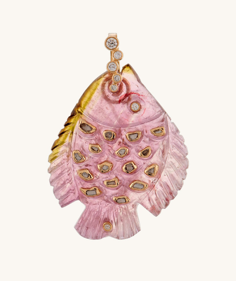 Pendentif poisson polki