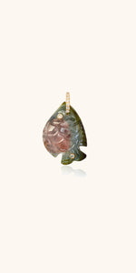 Fish tourmaline pendant Violette Joaillerie 