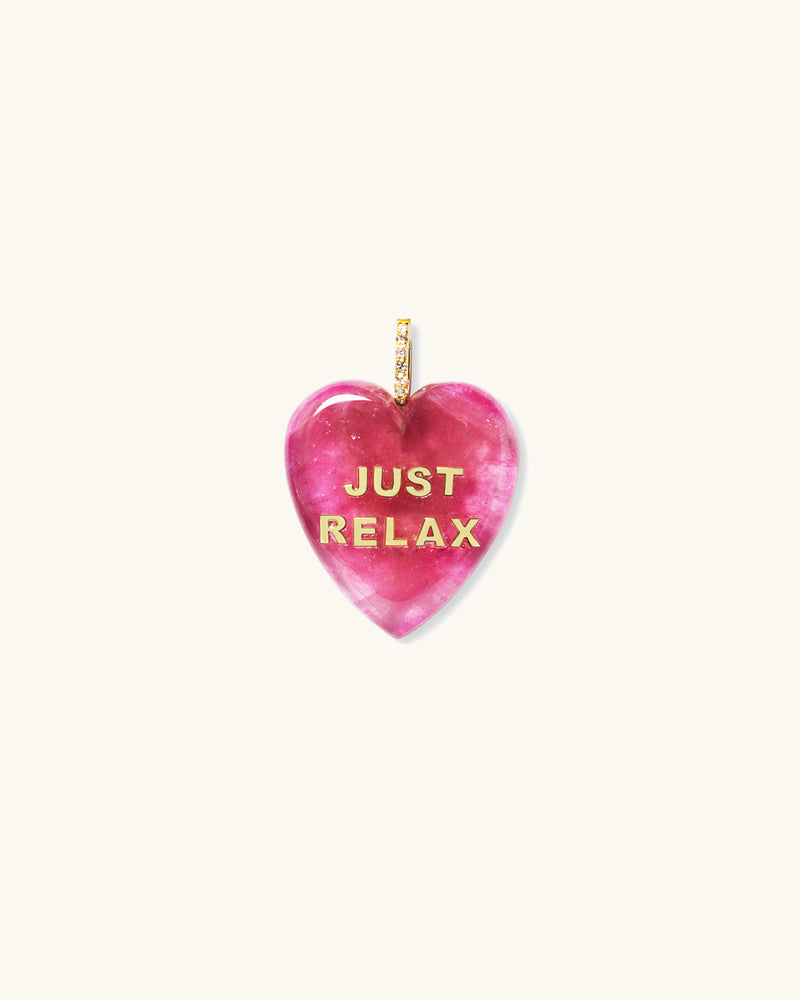Pendentif cœur just relax