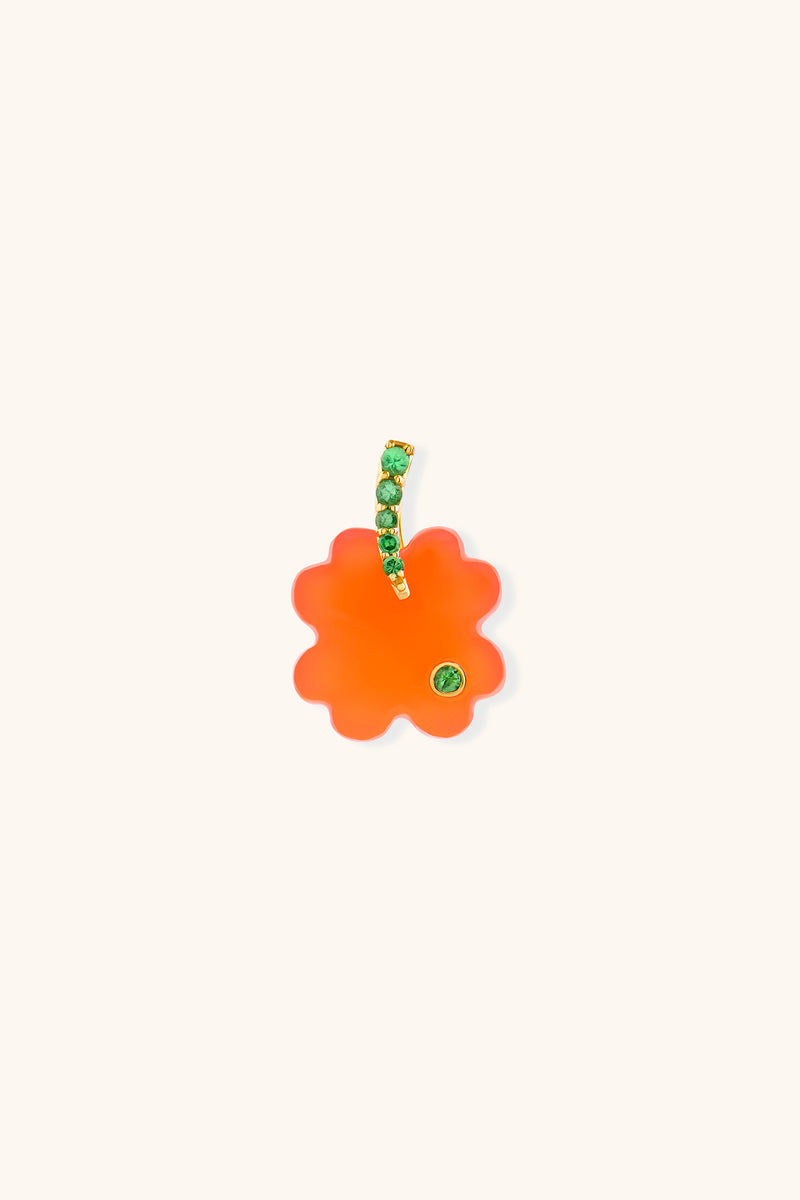 Pendentif trèfle onyx petit
