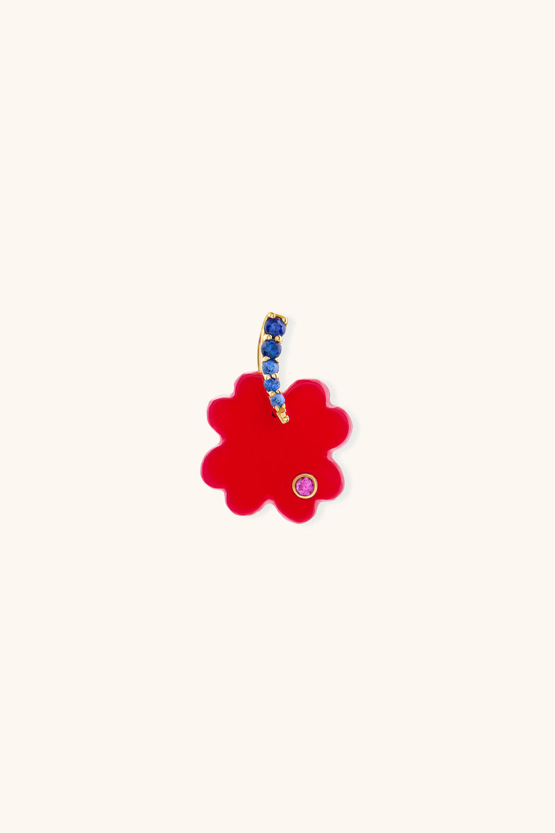 Pendentif trèfle onyx petit