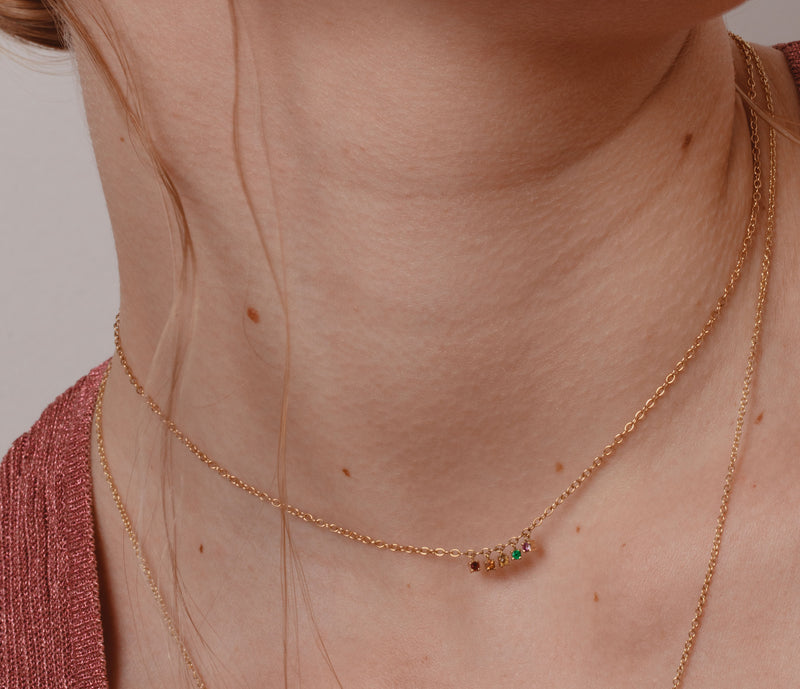 Collier Mone 5 pierres